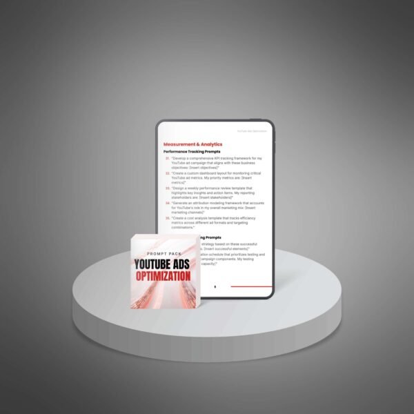 YouTube Ads Optimization Prompt Pack cover